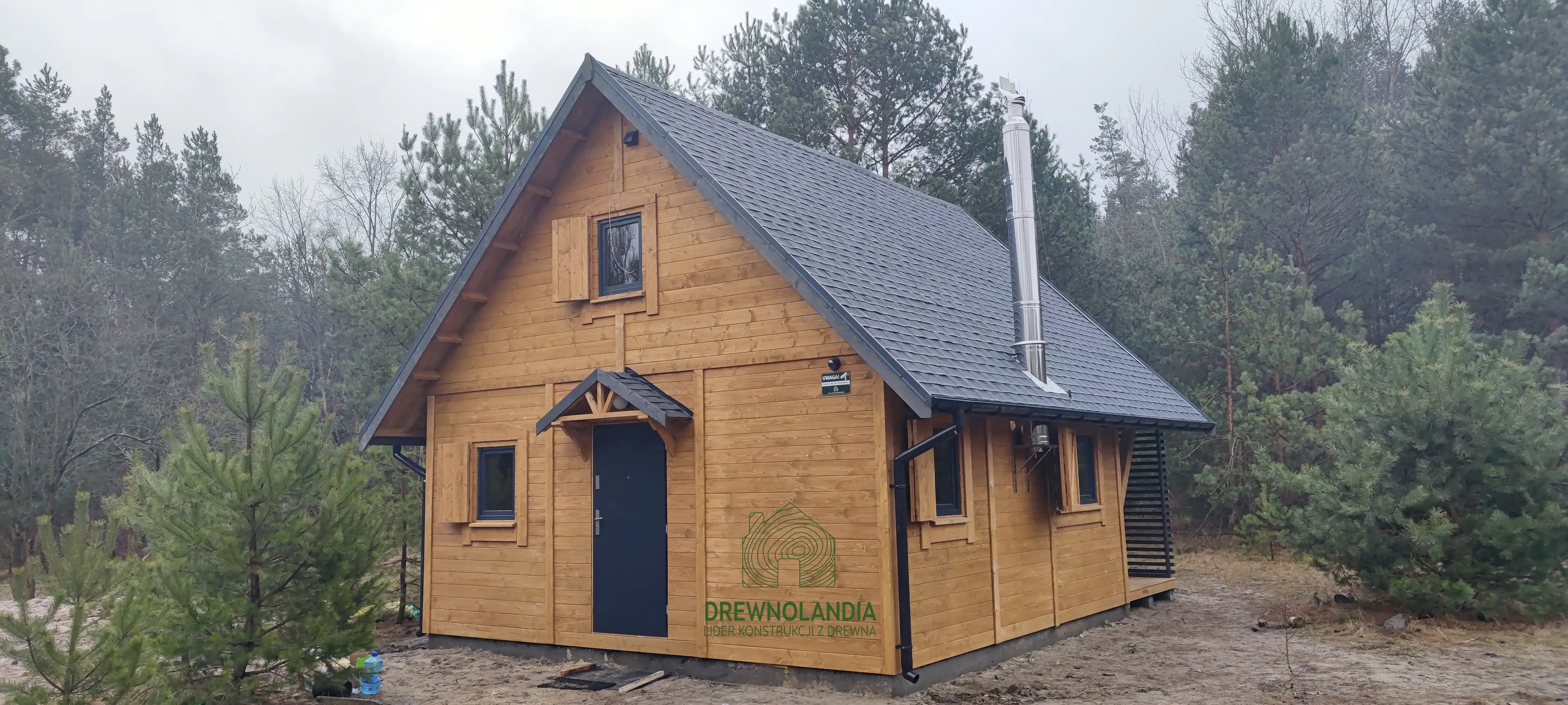 PROJEKT ARCHIWALNY - Domek rekreacyjny całoroczny CRK9 – 51 m²