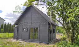 CRA2 PLUS – domek mieszkalny Drewnolandia z tarasem i antresolą