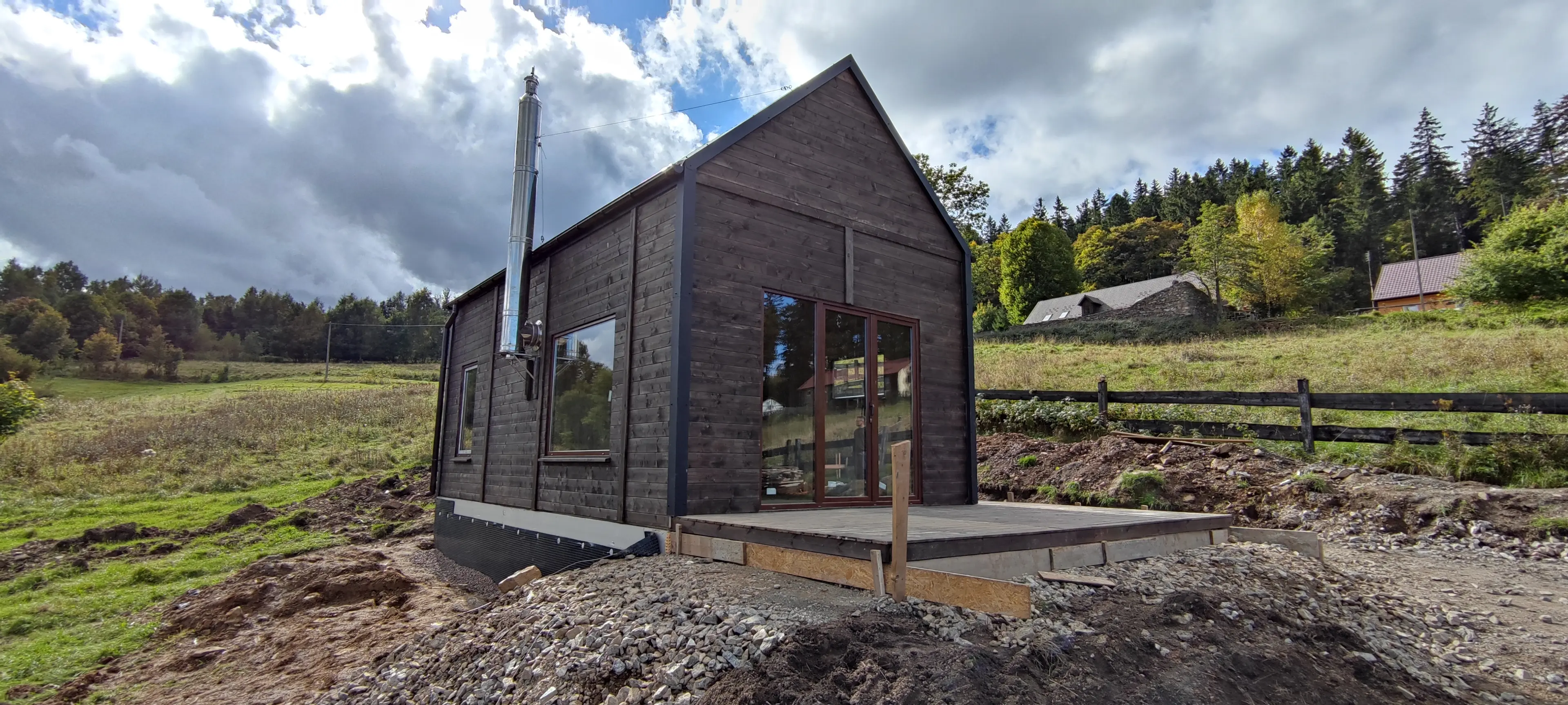 Domek CRK11 – drewniany projekt całoroczny z przestrzenią 44 m²