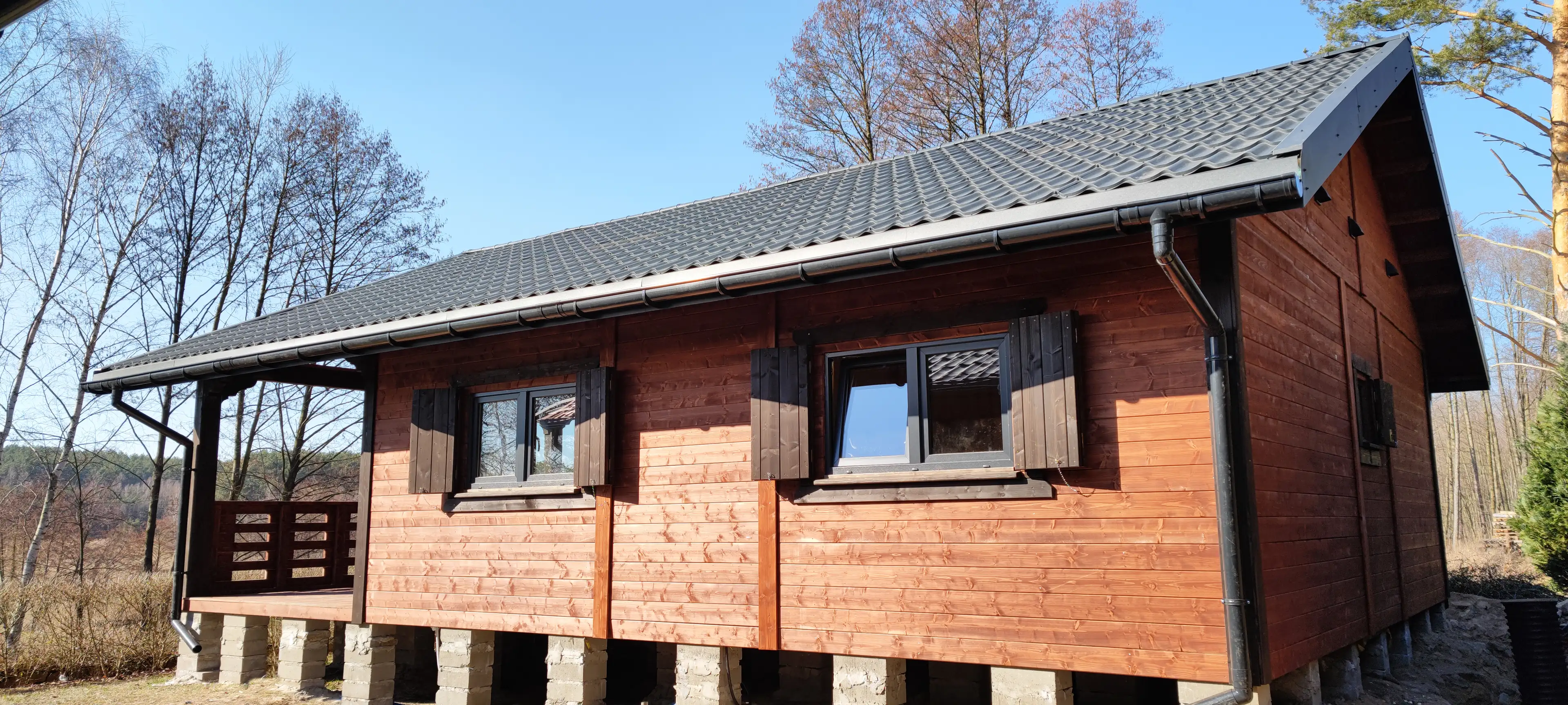 Całoroczny domek CRK13 z przestronną antresolą