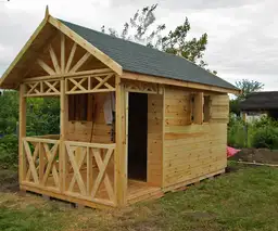 Altana drewniana Jędrek – 4x3 m, idealna na ROD, z dostawą