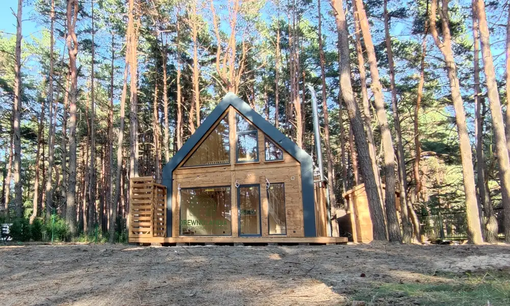 Domek drewniany Oskar typu brda o powierzchni 35 m²