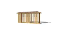 Drewutnia Julia – kompaktowa drewutnia ogrodowa na drewno opałowe