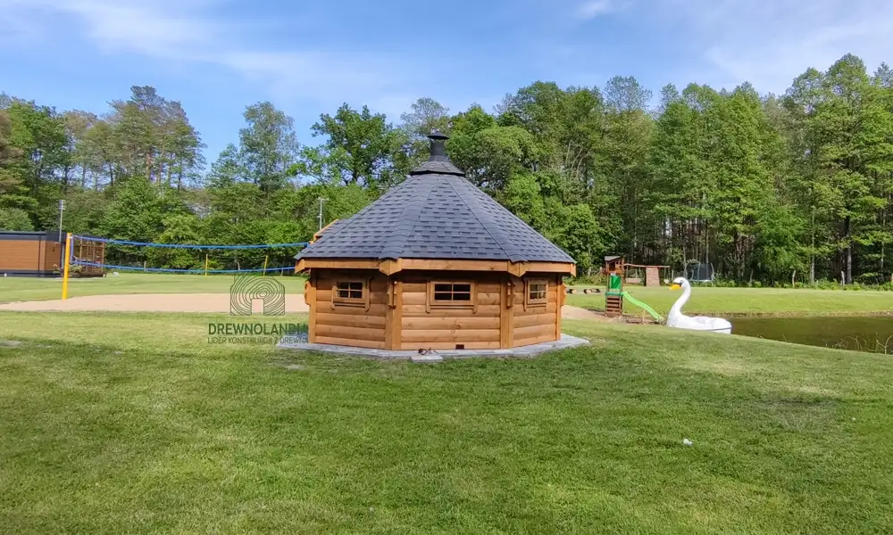 Domek grillowy Jan 4,8m, model "Jan6zz", Drewnolandia