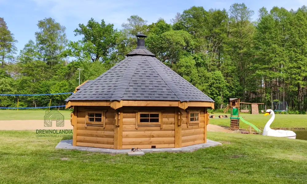 Domek grillowy Jan 4,8m, model "Jan4zz", Drewnolandia