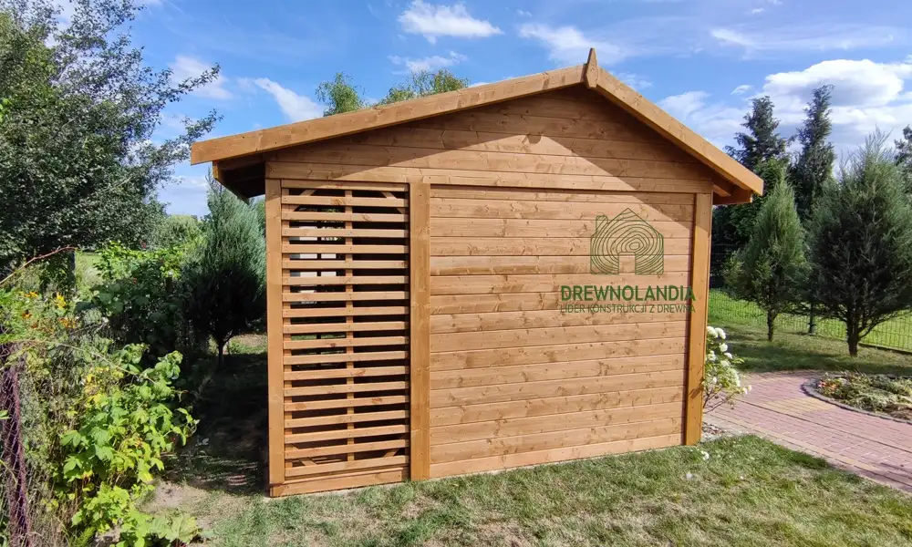 Domek gospodarczy z drewna Bonifacy - 3x2,5m 