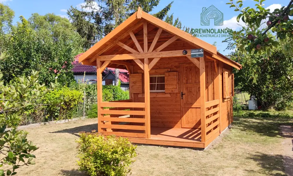 Domek  Aleksander - 6x4m, domek z drewna 