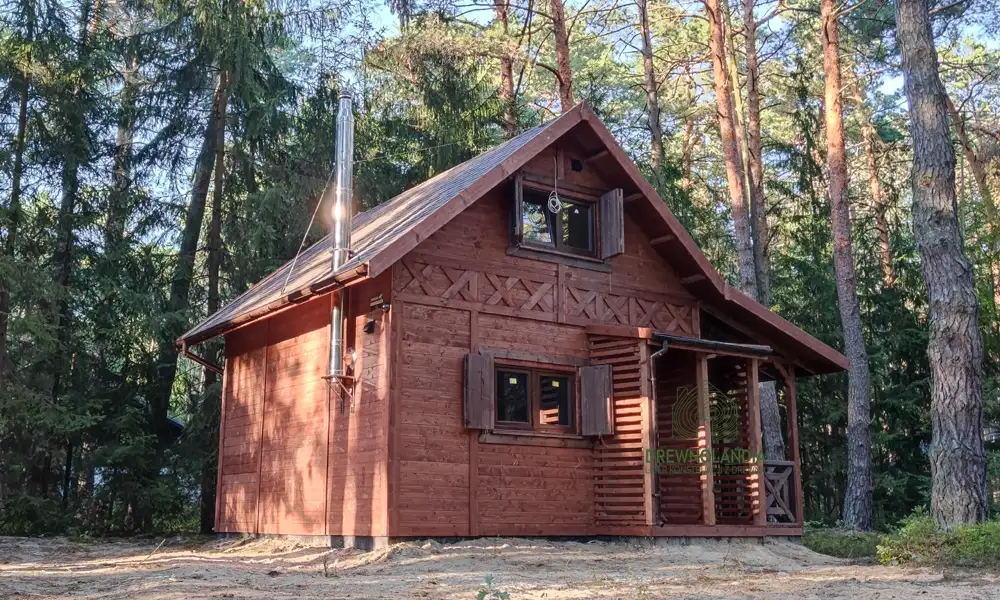 Letniskowy domek z drewna Wiktor IV, idealny do rekreacji