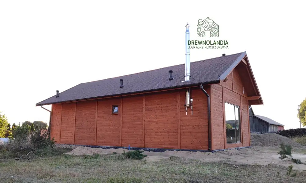 Drewniany domek rekreacyjny całoroczny CRK1 - 70 m²