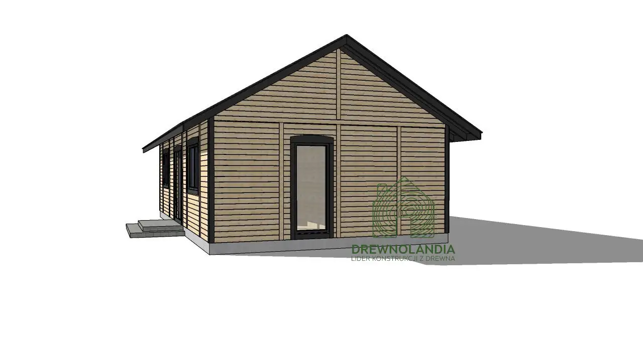 Dom mieszkalny całoroczny CRK1 PLUS - WT 2021 – 70 m²