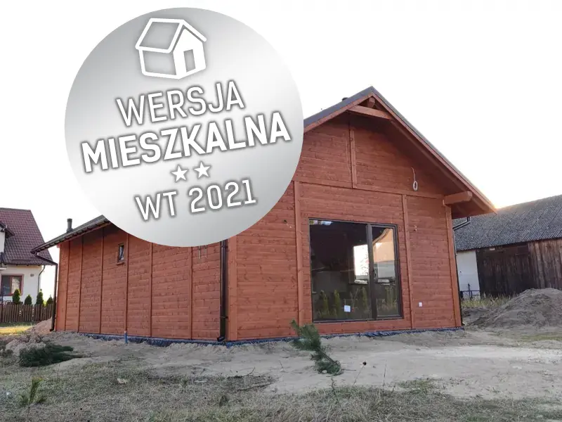 Dom mieszkalny całoroczny CRK1 PLUS - WT 2021 – 70 m²