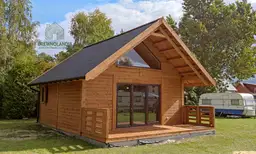 CRA6 – całoroczny domek rekreacyjny z naturalnego drewna
