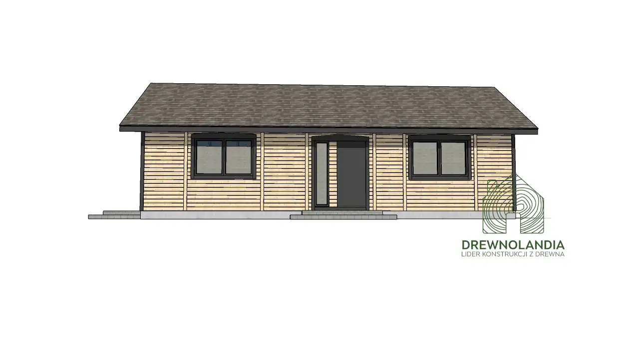 Dom mieszkalny całoroczny CRK1 PREMIUM - WT 2021 – 70 m²