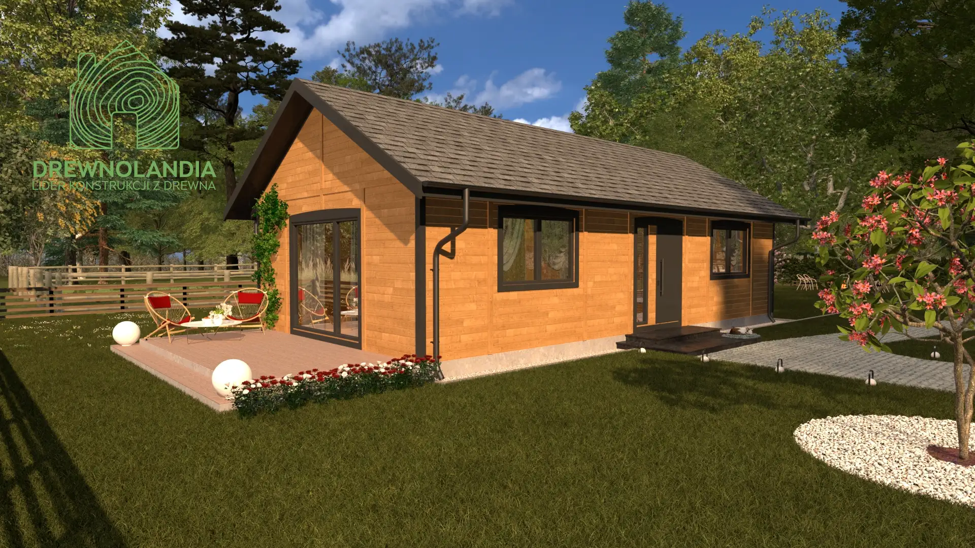 Dom mieszkalny całoroczny CRK1 PREMIUM - WT 2021 – 70 m²