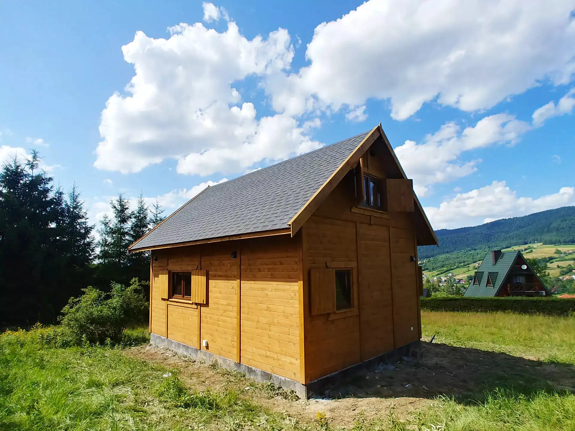 Domek letniskowy ocieplony na zgloszenie