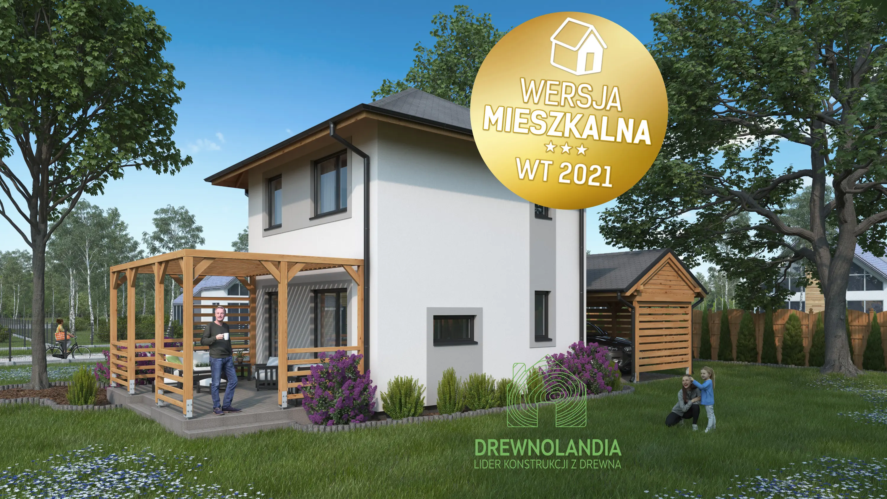 Domek mieszkalny całoroczny CRP5 PREMIUM - WT 2021 – 35 m²