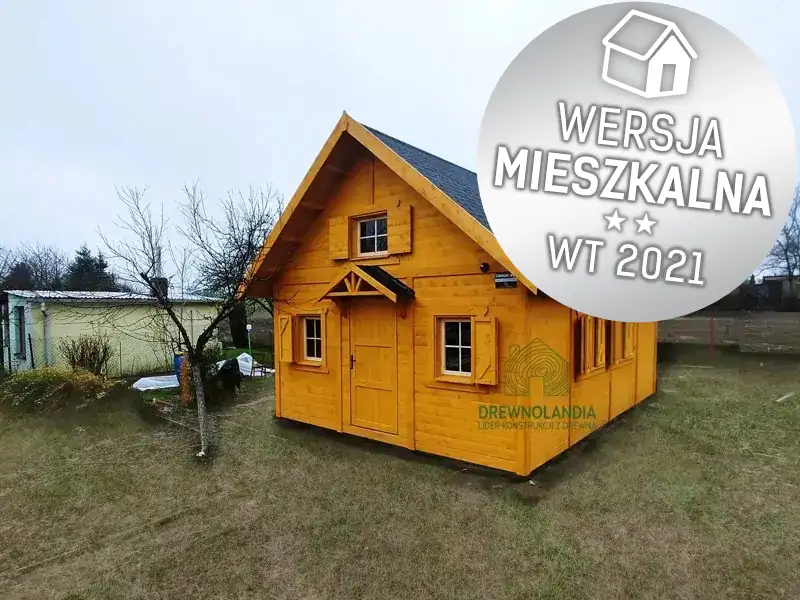 Domek mieszkalny całoroczny CRA2 PLUS - WT2021 - 30 m² 