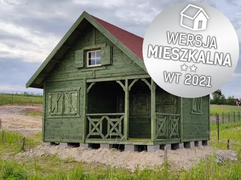 Domek mieszkalny całoroczny CRA1 PLUS - WT2021 - 25 m²