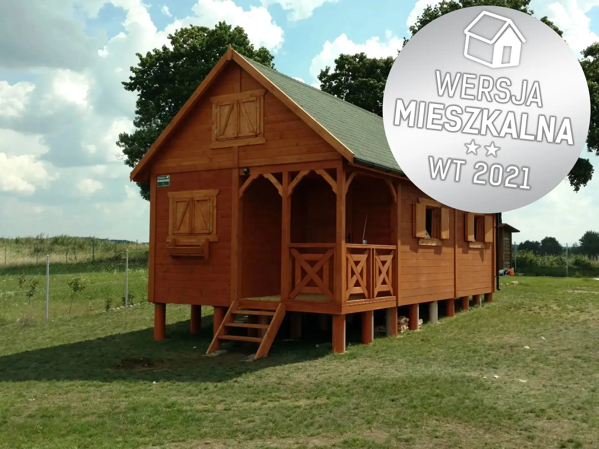 Domek mieszkalny całoroczny CRA3 PLUS  -WT2021 - 32 m²