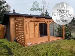 CRA5 PLUS – przestronny drewniany domek całoroczny z nowoczesnym designem