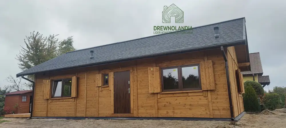 Drewniany domek rekreacyjny całoroczny CRK1 - 70 m²