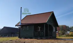 Całoroczny domek z antresolą CRA1 – drewniany – 25 m²