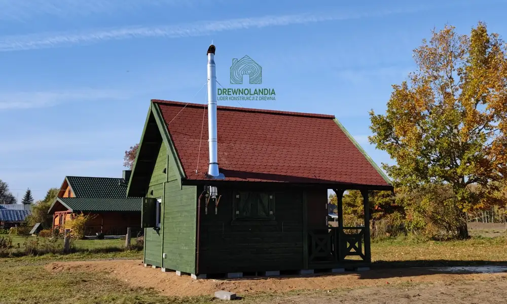 Drewniany domek całoroczny CRA1 – 25 m²