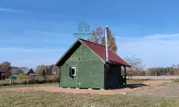 Całoroczny domek z drewna z tarasem – CRA1