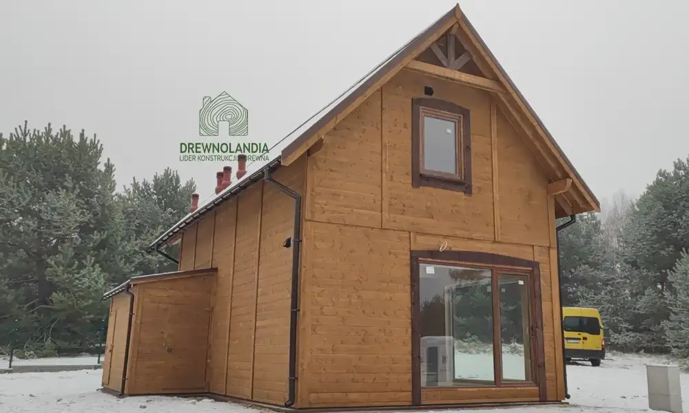 Domek letniskowy Albert IV 40m² – solidna drewniana konstrukcja na działkę