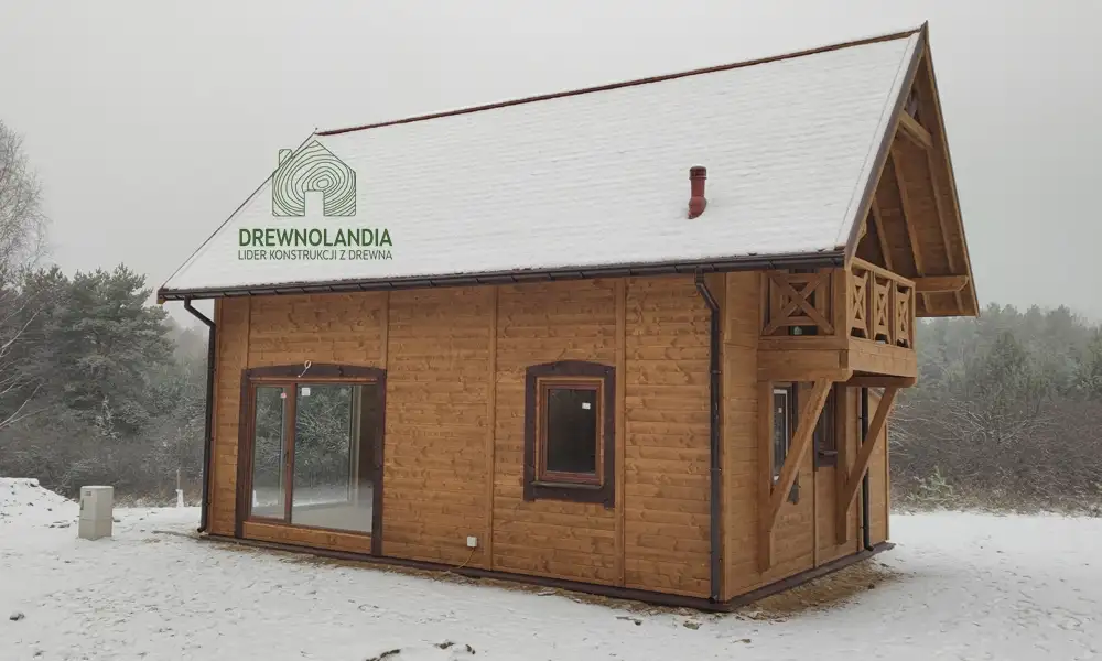 Albert IV 40m² – przestronny domek drewniany idealny na wypoczynek wśród natury