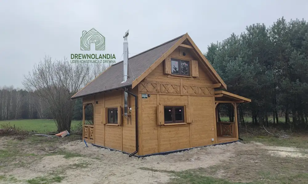 CRP6 – domek całoroczny, 35m² – Drewnolandia