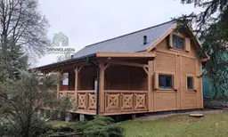 Domek CRK7 – całoroczny, drewniany, idealny na działkę rekreacyjną