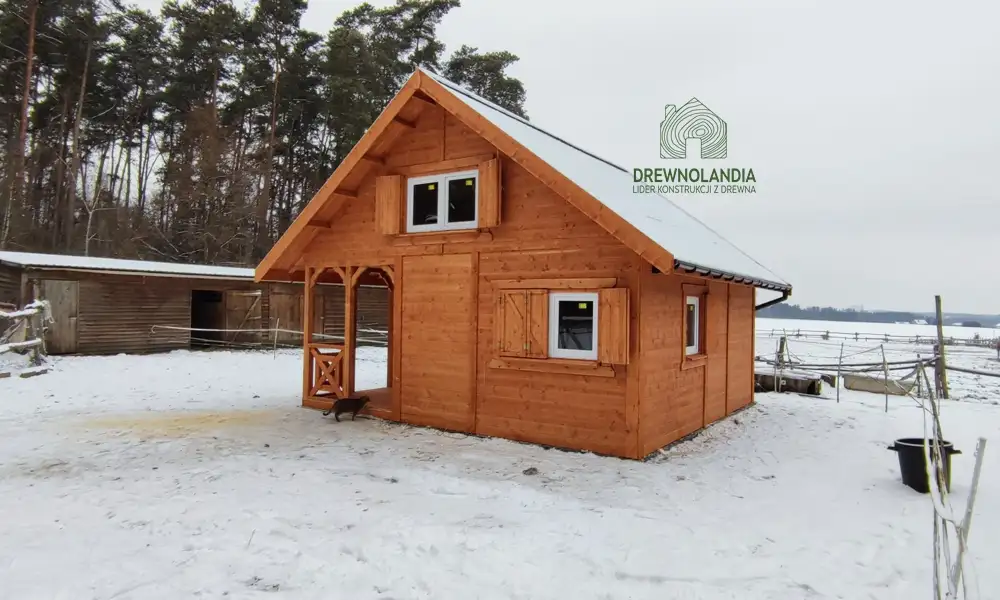 Domek rekreacyjny całoroczny CRA4 - wersja 1 - V1 - 35 m²