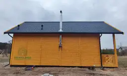 Domek CRK7 – drewniany, parterowy, idealny na rekreację