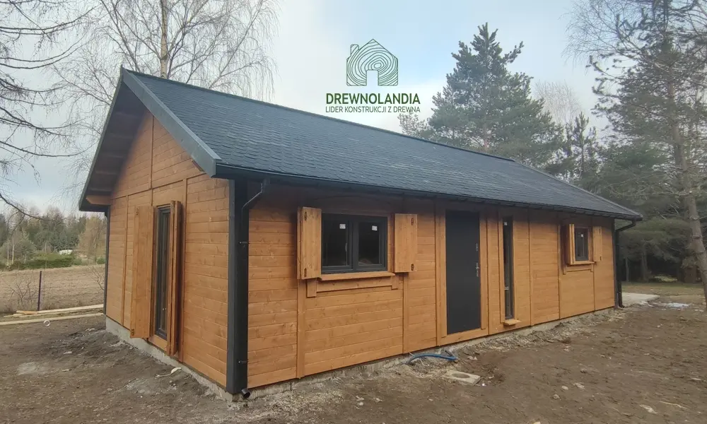 CRK1 – rekreacyjny domek całoroczny o powierzchni 70m²
