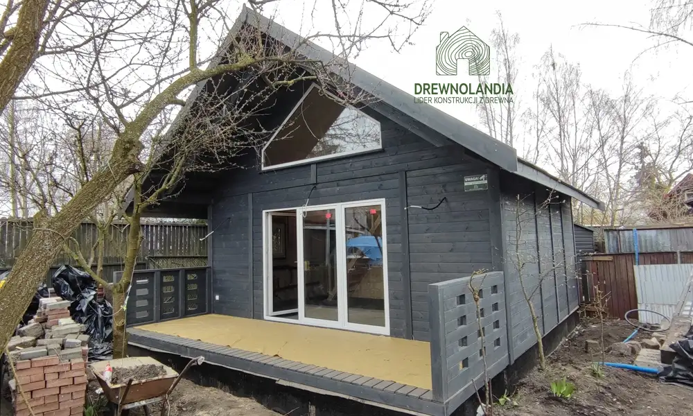 Domek CRA6 – całoroczna przestrzeń z Drewnolandii, antresola w cenie