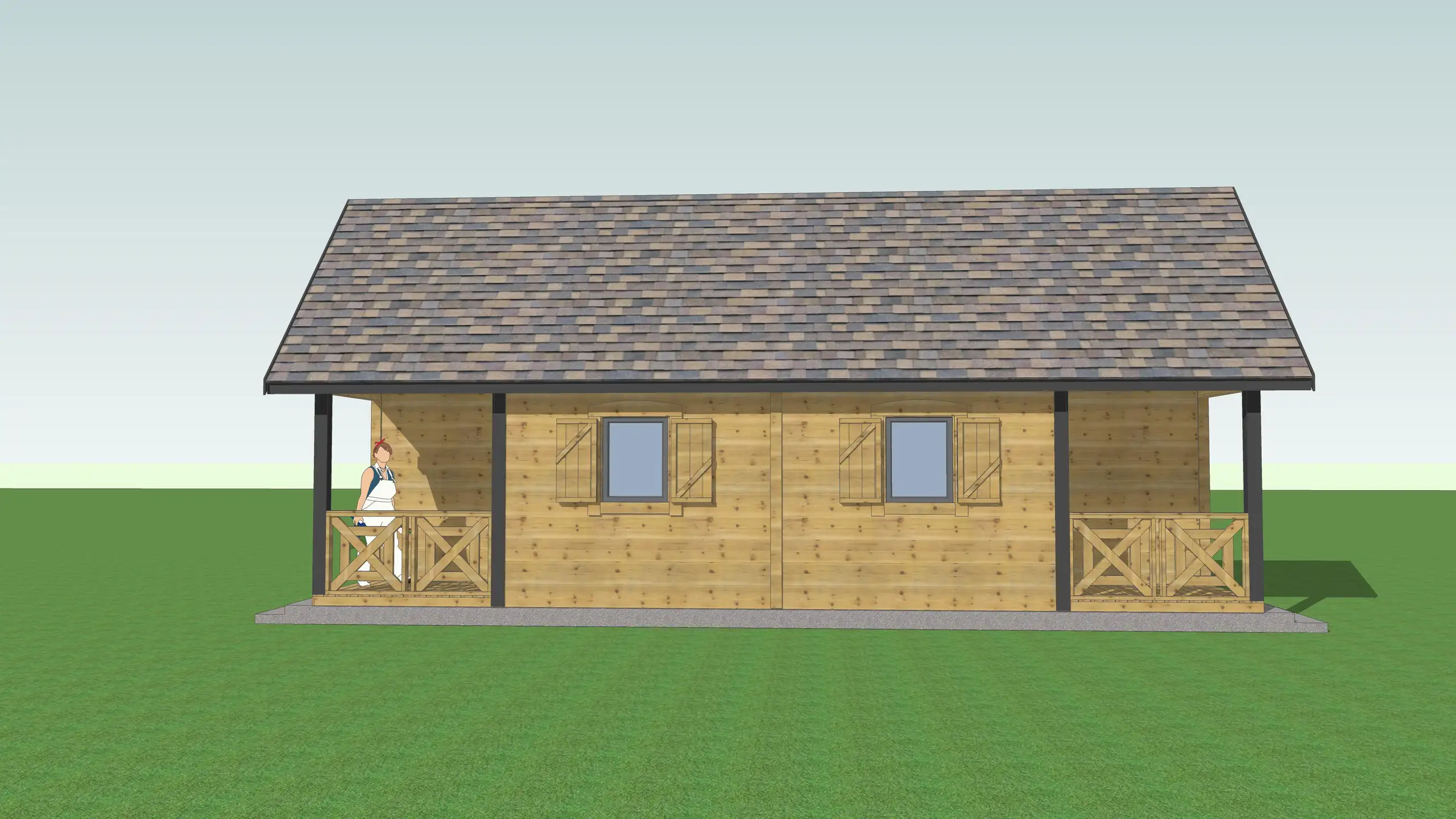 Domek „bliźniak” na wynajem W1X2 – 40 m2