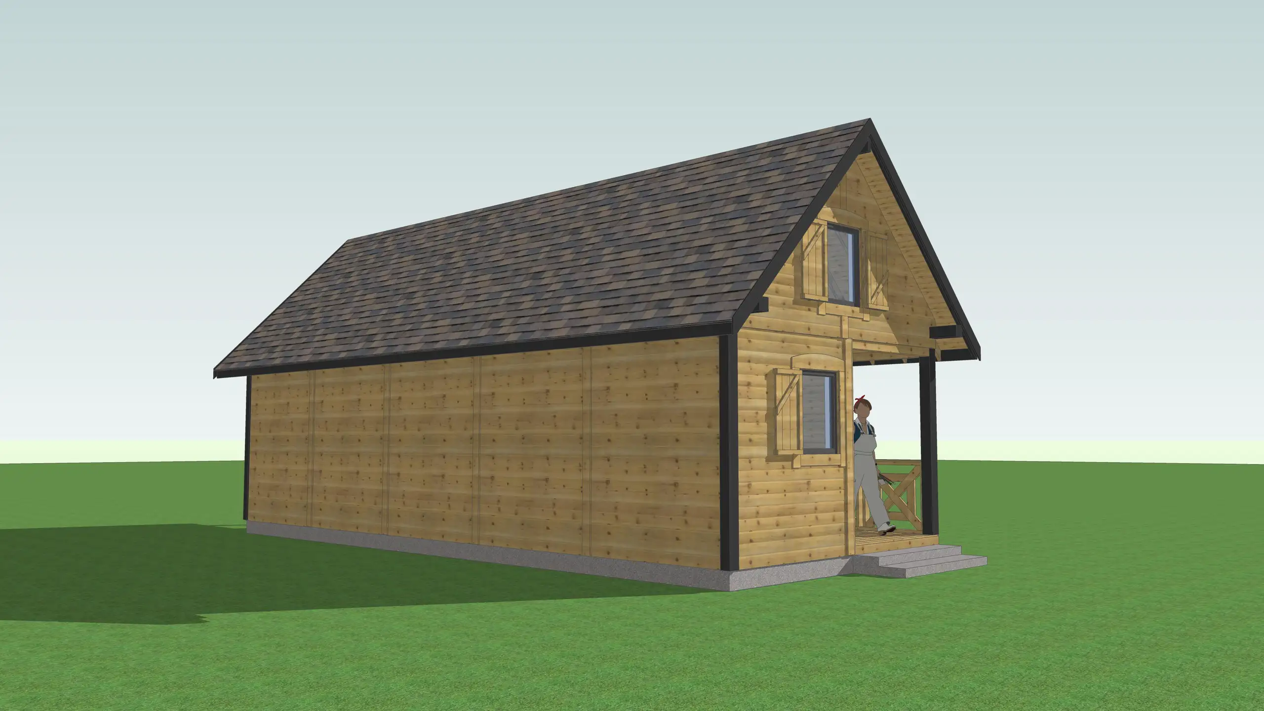 Domek „bliźniak” na wynajem W1X2 – 40 m2