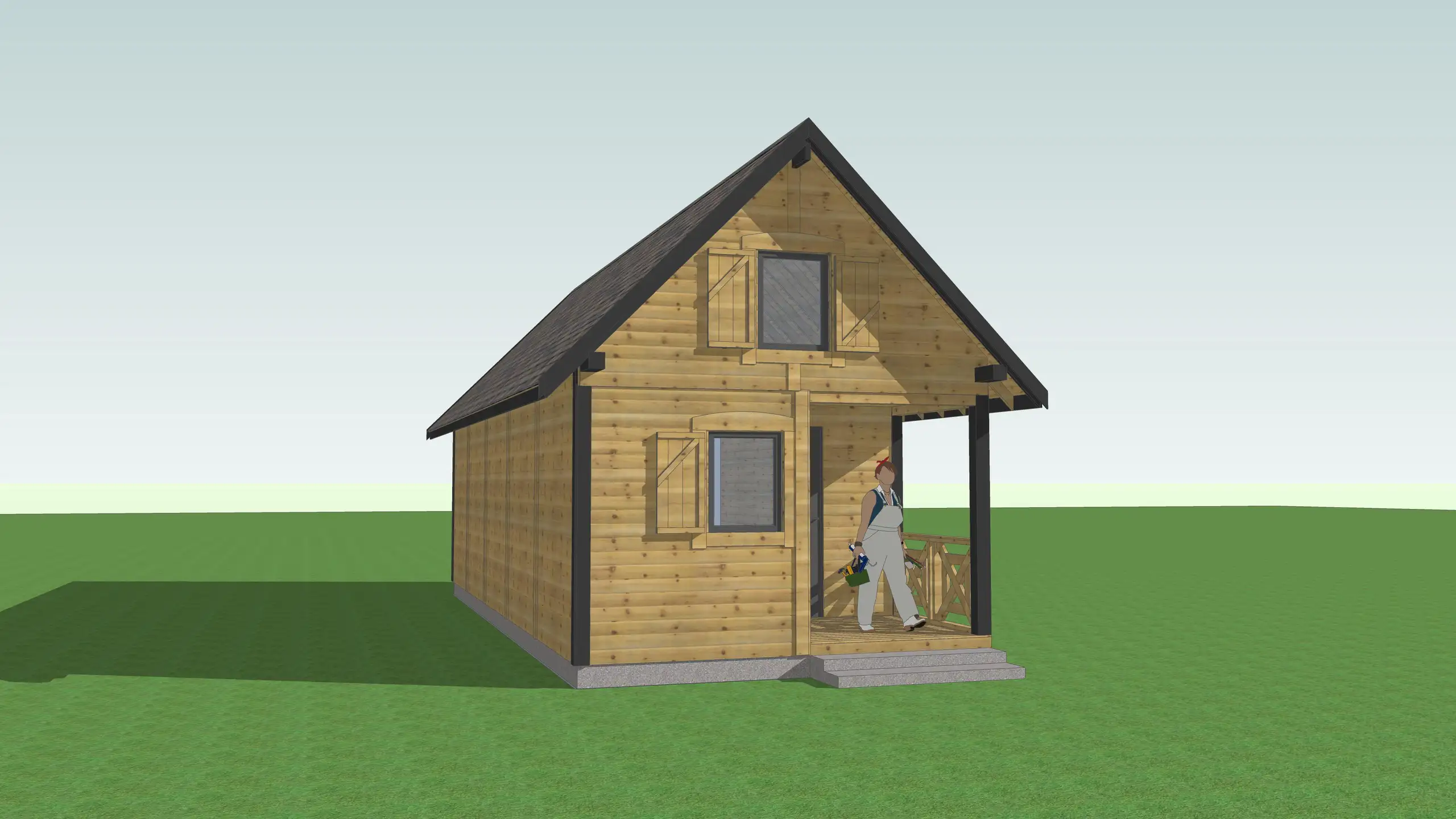 Domek „bliźniak” na wynajem W1X2 – 40 m2