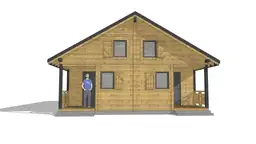 Wnętrze kompleksu domków W1X4 – przestronny układ wnętrza