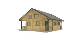 Widok na elewację kompleksu W1X4 – 4 segmenty z tarasem