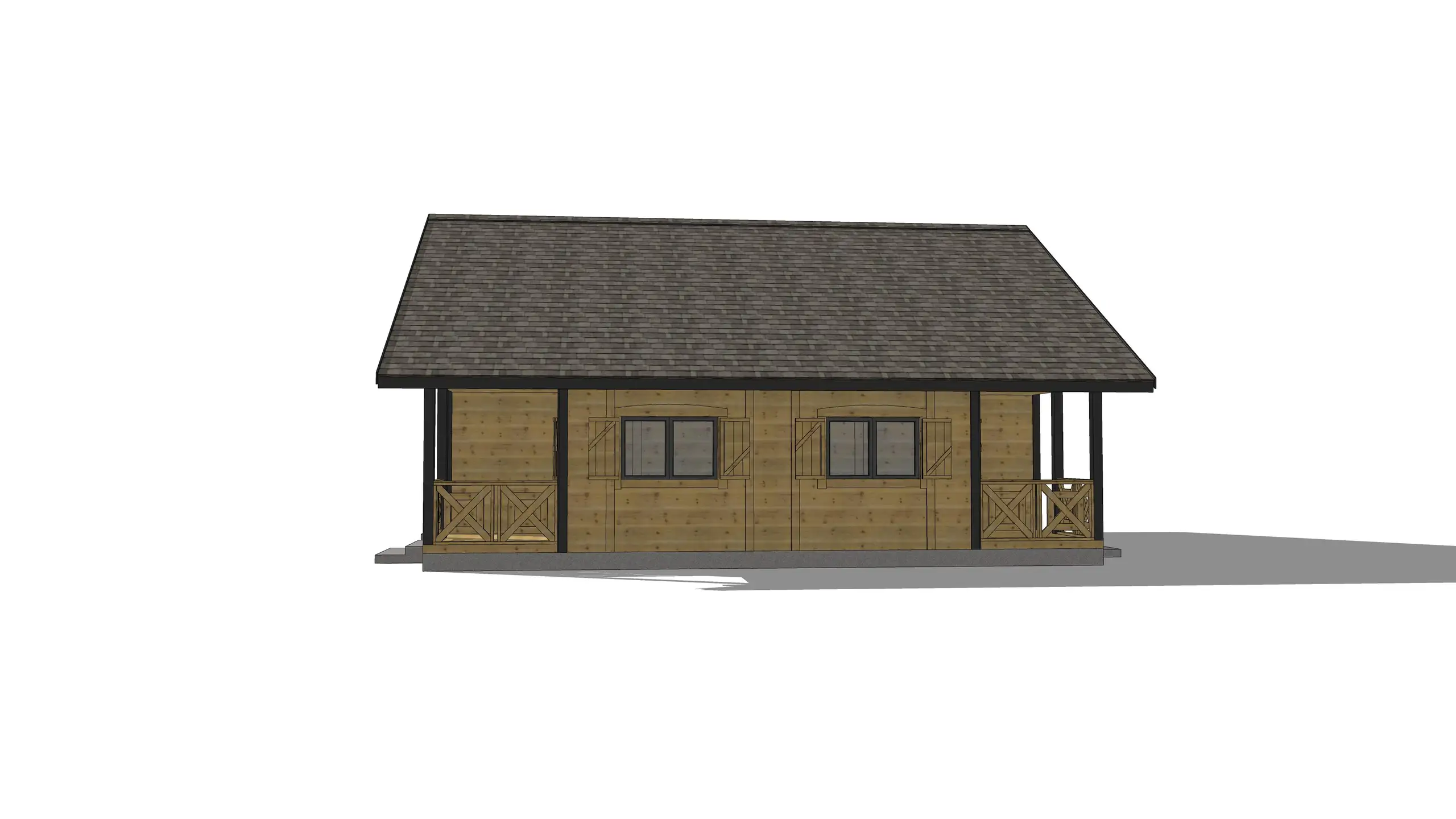 Domki na wynajem W2X4 – 100 m2 – 4 domki w 1