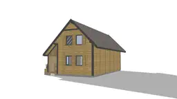 Szeregowy domek J1X2 – elegancki układ z przestronnym tarasem