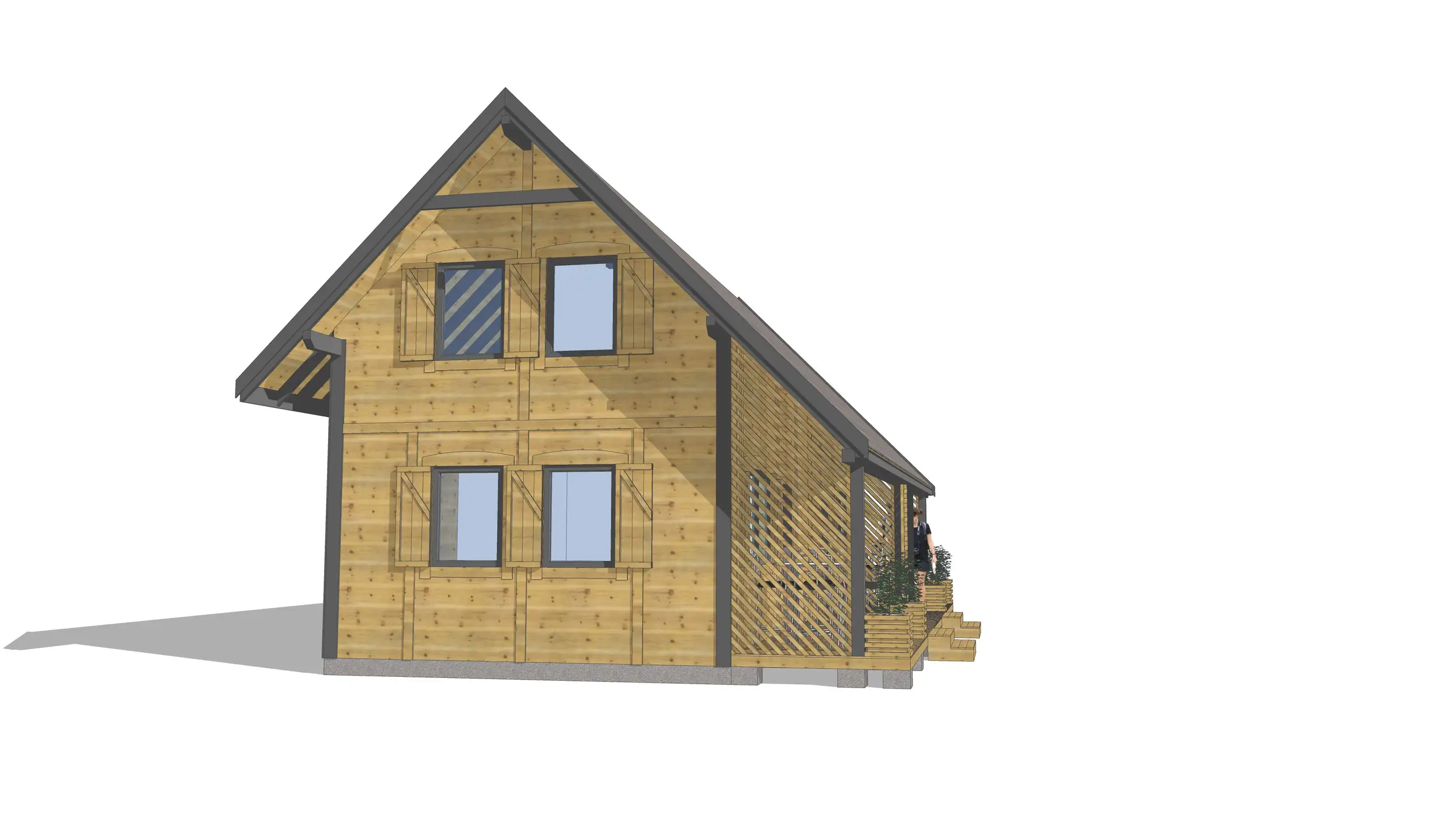 Szeregowy domek pod wynajem J1X2 – 60 m2