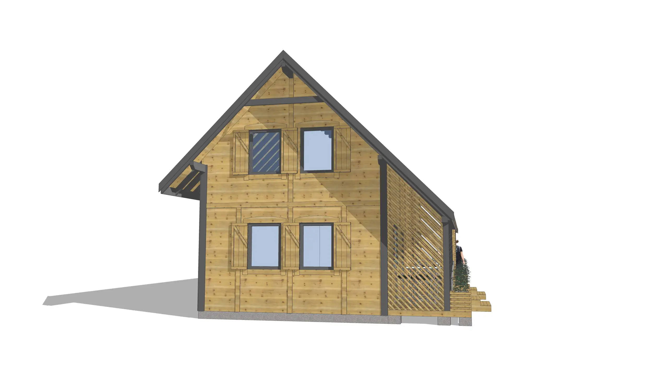 Szeregowy domek pod wynajem J1X2 – 60 m2