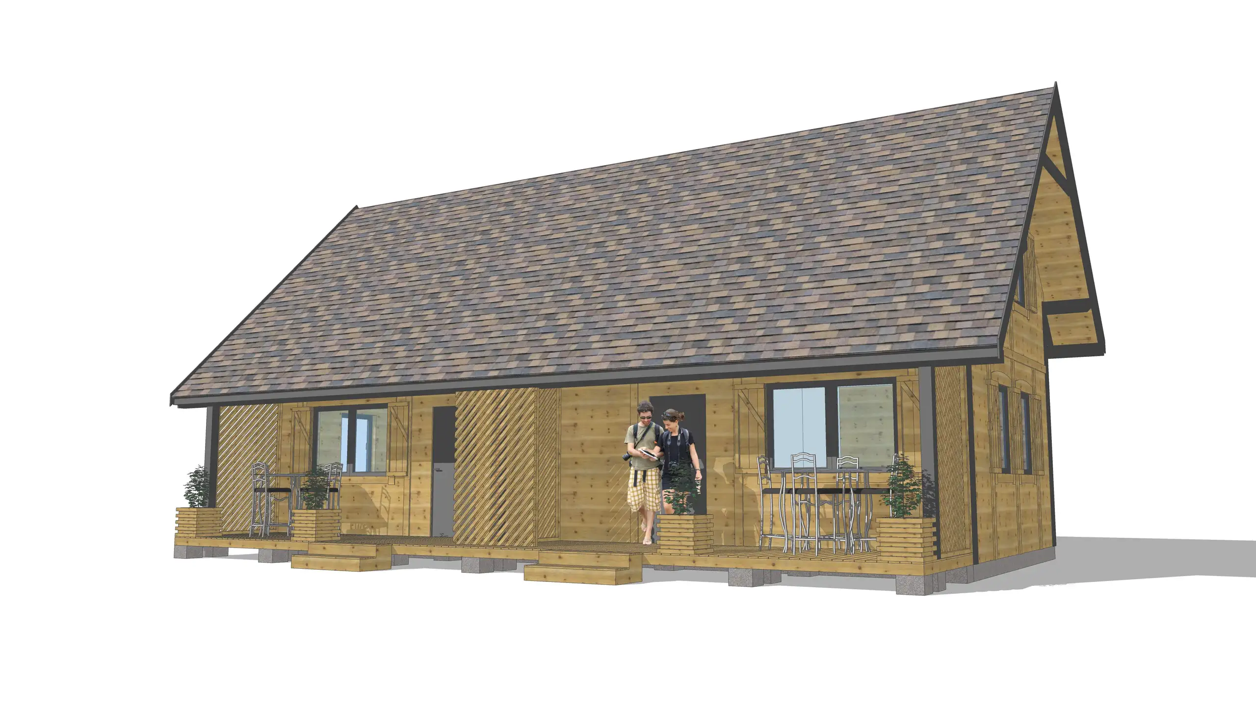 Szeregowy domek pod wynajem J1X2 – 60 m2