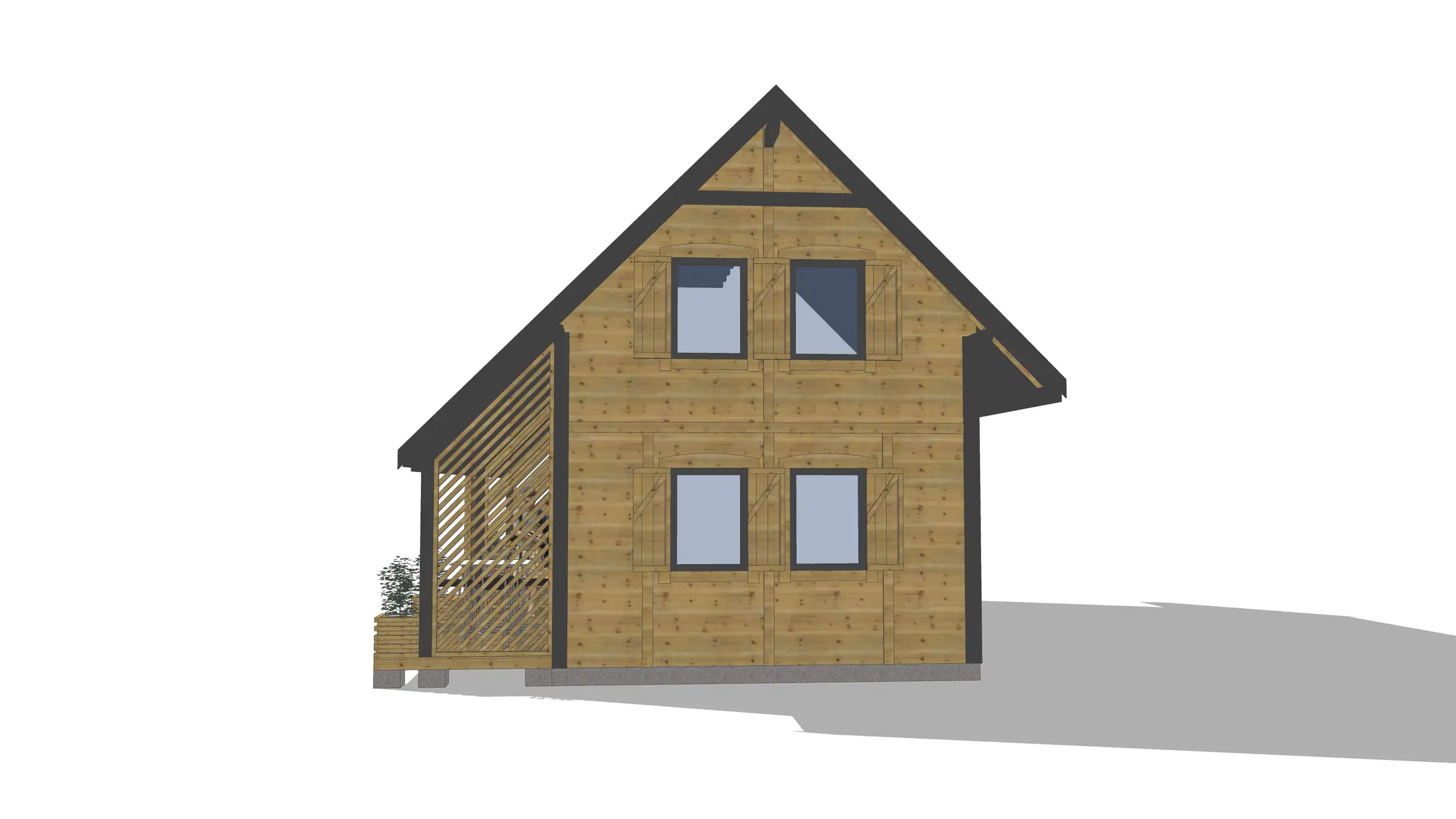 Szeregowy domek pod wynajem J1X2 – 60 m2