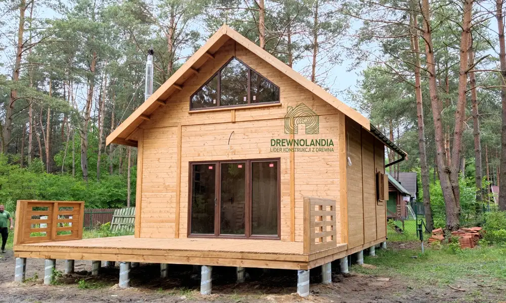 Drewnolandia – rekreacyjny domek CRA6, całoroczny komfort i estetyka