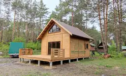 Drewniany domek całoroczny CRA6 z Drewnolandii – 35 m² funkcjonalnego stylu