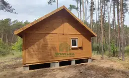 Drewniany rekreacyjny domek CRA4 – 35m² przestrzeni w stylowej konstrukcji